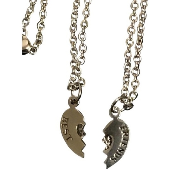 High Quality 316l Steel Best Friends Necklace Set
